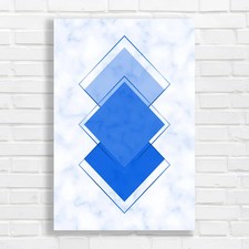 Minimalist Geometric Blue