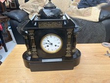 French Slate Mantelpiece Clock