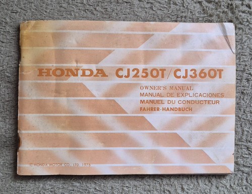 Genuine honda cj250t - genuine,