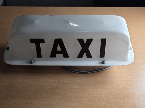 Vintage taxi cab roof - vintage,