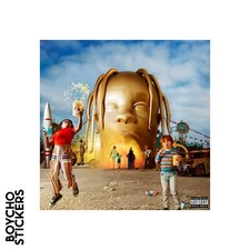 Travis Scott Astroworld Album Cover Sticker
