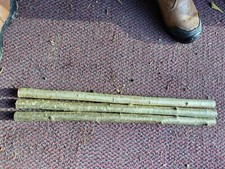 MORRIS DANCING , 6 HAZEL sticks    60CM LONG X 25MM / 30MM  THICK . FRESHLY CUT