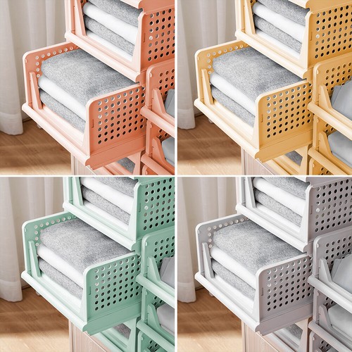 Stacking wardrobe shelf rack - stacking,