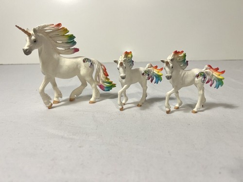 Set three schleich unicorns - three,
