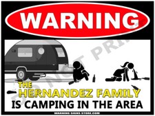 Personalized Camping Sign -