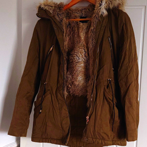 Zara women brown hooded - women’s,