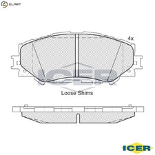 BRAKE PAD SET DISC BRAKE
