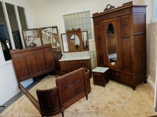 Solid Oak Carved French