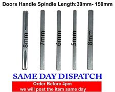 SPLIT Spindle Door Handles UPVC Door WINDOW Handle Steel BAR 5mm 6mm 7mm 8mm 