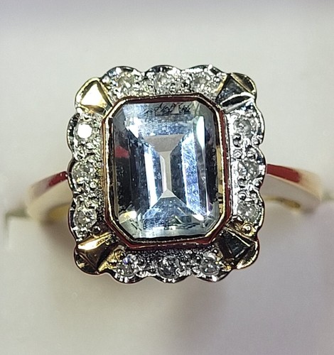 9ct gold large - 9ct, emerald