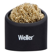 Weller Brass Wire Sponge Tip Cleaner With Silicone Holder