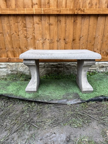Cast stone bench - cast,