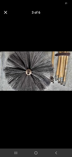 Vintage chimney sweep rod set - rod,