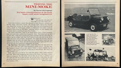 1966 austin mini moke beach - 1966,