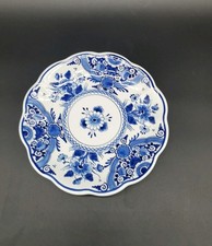 Royal Delft De Porceleyne Fels Small  Blue White Plate Wall Plaque