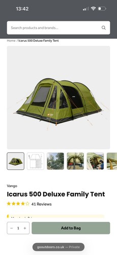 Vango icarus 500 5 person - vango,