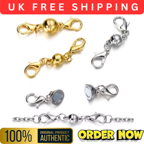 Magnetic clasps strong silver - strong,