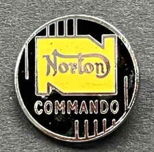 MOTORCYCLE Pin Badge NORTON COMMANDO
