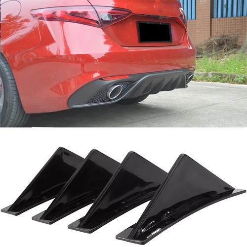 Glossy black rear bumper - rear, 4