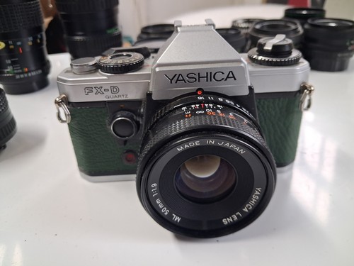 Yashica quartz with - fx-d,