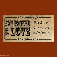 Jam Jar Pot Stickers Labels Homemade Christmas Preserves Hampers Gifts Kraft 579