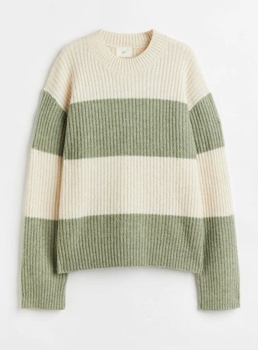 Jumper ladies rib - h&m, knit
