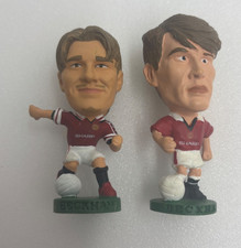 Corinthian ProStars David BECKHAM Manchester United No. 10 & 7 vintage figures