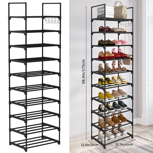 10tier narrow shoe rack - 10tier,