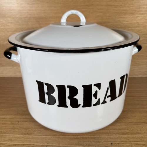 Vintage enamel bread - vintage,