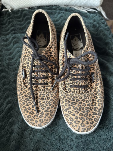Leopard print vans - print,