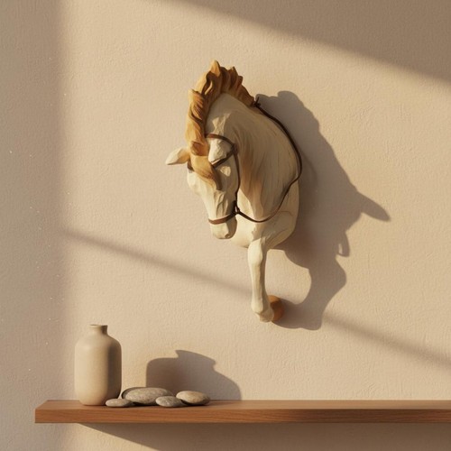 Horse head wall - wall, mount