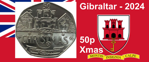 Gibraltar coin 50p - , pence