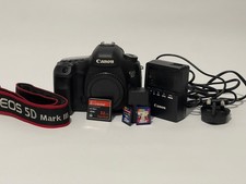 Canon EOS 5D MK Mark III DSLR Camera Body + Charger Battery Strap CF & 2 SD card
