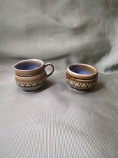 Wade Ireland Mini Sugar Bowl & Creamer Set Shamrock Design 