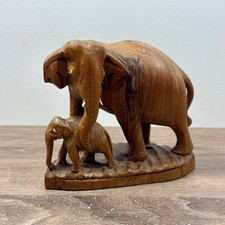 Vintage Wooden Elephant