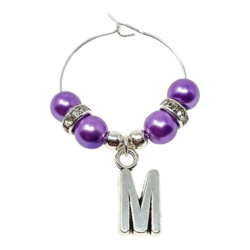 Purple pearl personalised - purple,