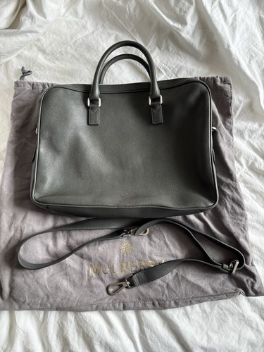 Mulberry grey leather - grey, theo