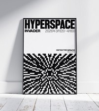 Invader Poster - Hyperspace