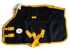 **SALE** Black Wool Pony Rugs