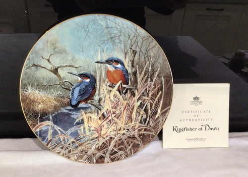 Coalport winter kingfisher - coalport,