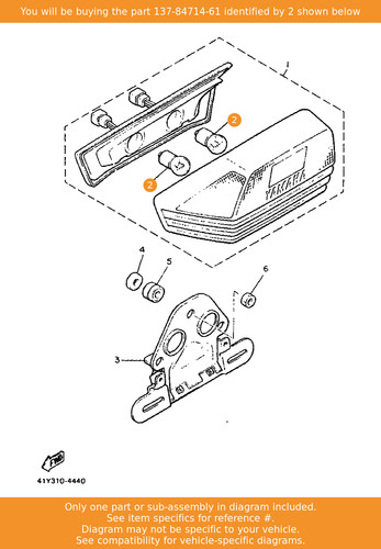 Yamaha bulb - bulb, (12v-23/8w)