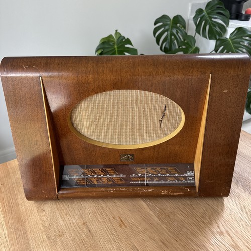 Hmv vintage valve radio - hmv,
