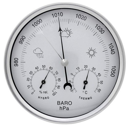 Analog barometer with - analog,