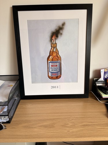Banksy tesco value petrol bomb - banksy,