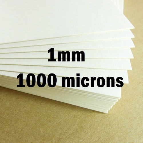1mm 2mm cardboard cards - a4,