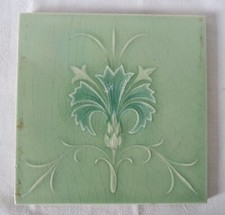 PILKINGTON ART NOUVEAU 6 INCH ANTIQUE TILE,  (H)