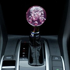 Shift Knob Pink Crystal Bubble
