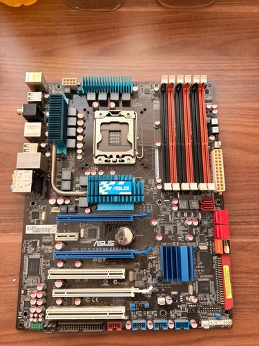 Asus motherboard p6t - p6t, green