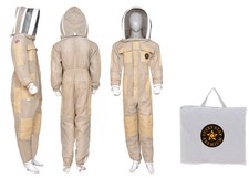Beekeeping Suit 3-Layer Ventilated Sting-Proof + Premium Gloves + Carry Bag 🎁