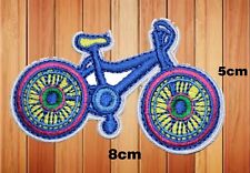 BICYCLE EMBROIDERED BIKE DECORATIVE, BIKE RIDE IRON/SEW ON PATCH APPLIQUE BADGE